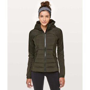 Lululemon Down For It All Jacket in Dark Olive (4)